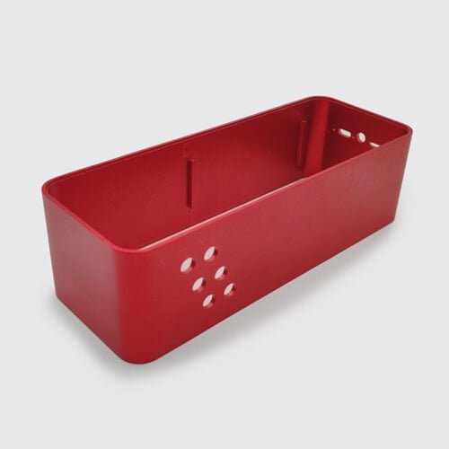 Aluminium square tube enclosure Multimedia mini stereo enclosure