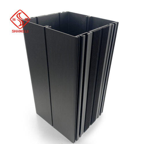 Large Black Extruded Housing Electronics Case