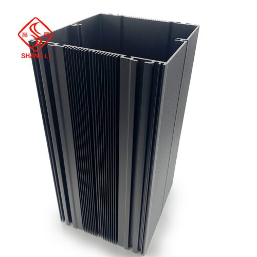 Large Black Extruded Housing Electronics Case