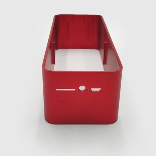 Aluminium square tube enclosure Multimedia mini stereo enclosure