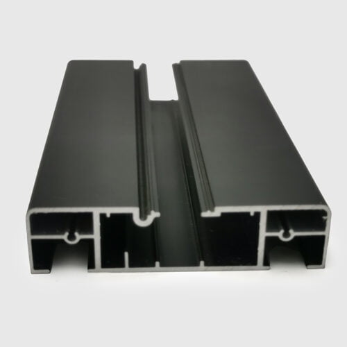 Black custom status extruded aluminum profile