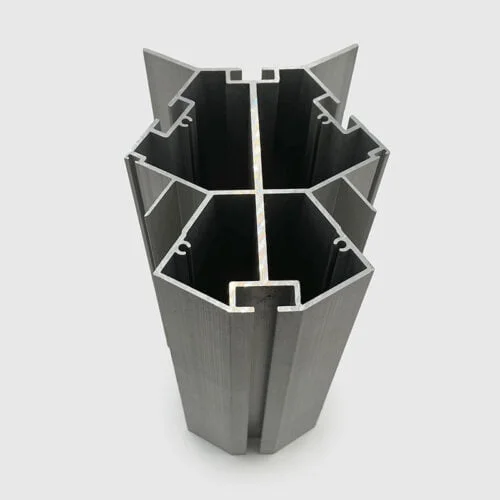 Custom extruded radiator channel aluminum profiles