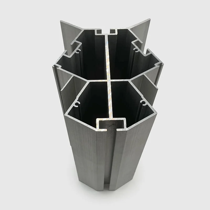 Custom extruded radiator channel aluminum profiles