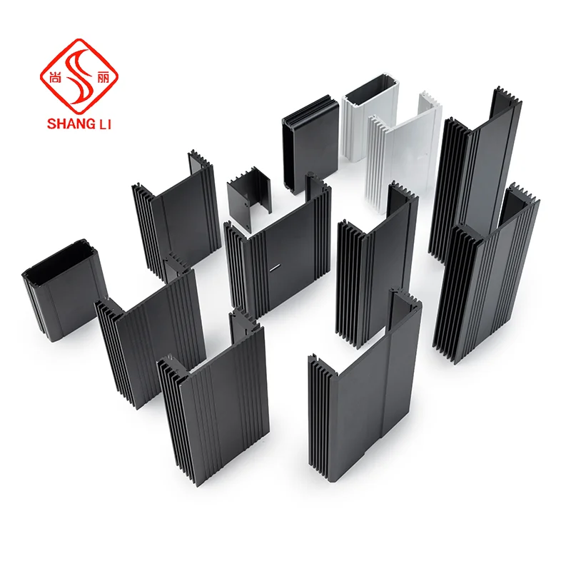 Black Extruded Shell Device Enclosure