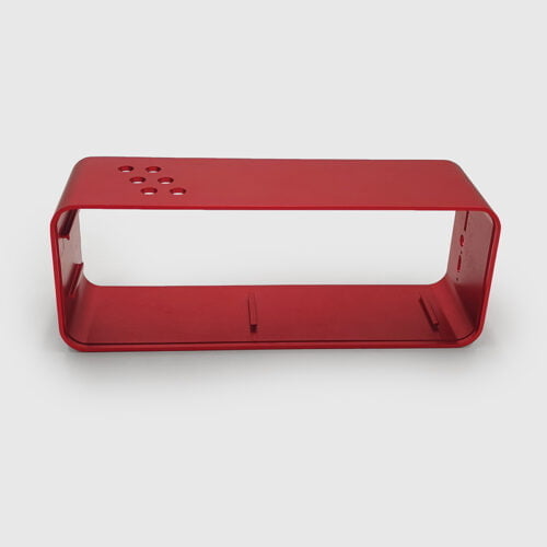 Aluminium square tube enclosure Multimedia mini stereo enclosure