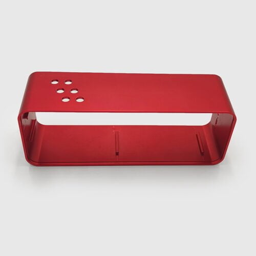 Aluminium square tube enclosure Multimedia mini stereo enclosure