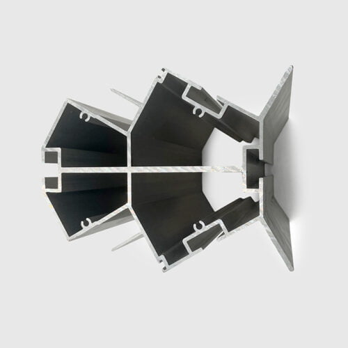 Custom extruded radiator channel aluminum profiles