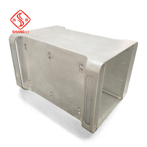 Custom-made outdoor power supply aluminium enclosure
