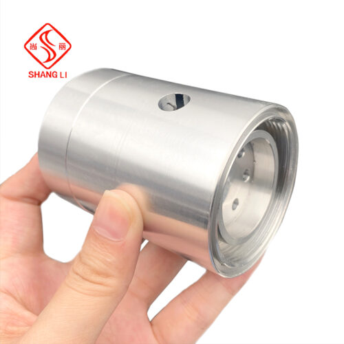 Aluminium round enclosure CNC machined enclosure