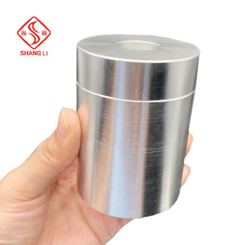 Aluminium round enclosure CNC machined enclosure