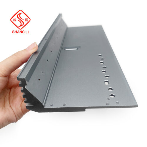 Industrial aluminium profile shaped enclosure aluminium alloy shell