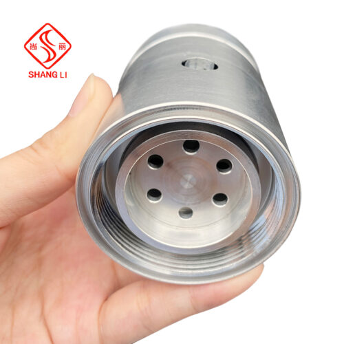 Aluminium round enclosure CNC machined enclosure