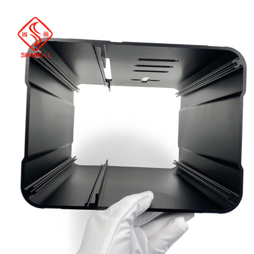 Customised CNC machined anodised aluminium alloy enclosure