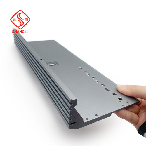 Industrial aluminium profile shaped enclosure aluminium alloy shell