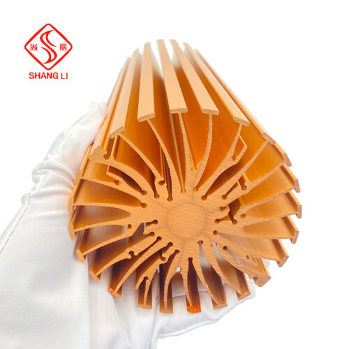 Aluminium alloy sunflower heat sink aluminium profiles