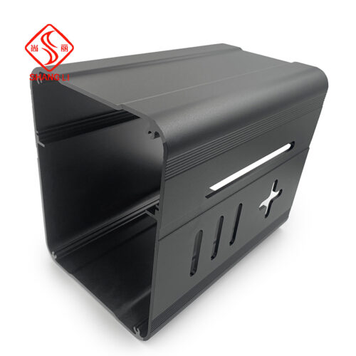 Customised CNC machined anodised aluminium alloy enclosure